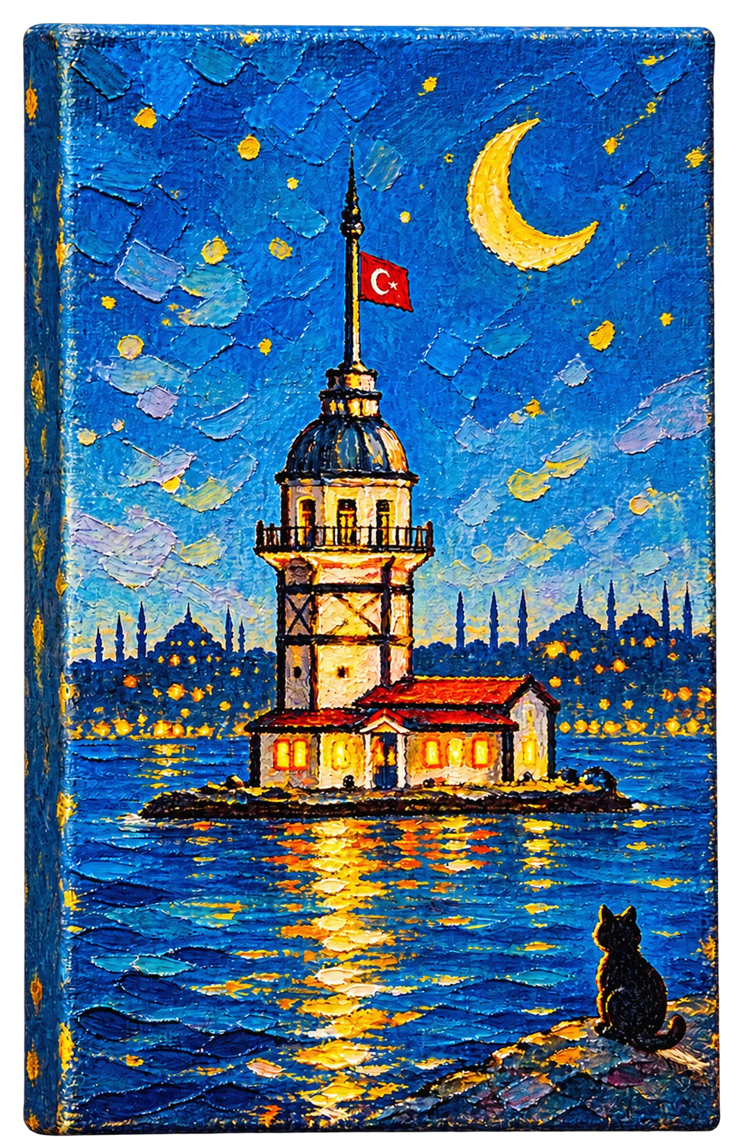 Kız Kulesi ve Kedi: Kıyıdaki Kedi karakterinin resmi
